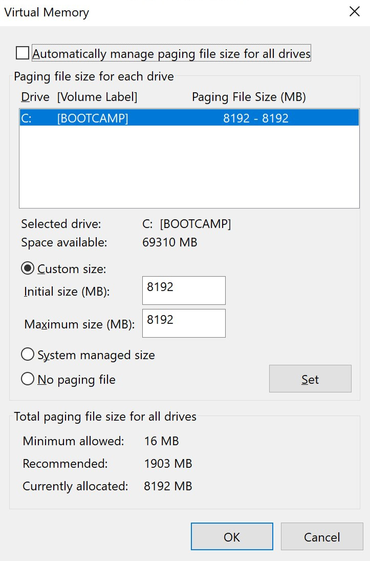 How to adjust virtual memory for Windows 10 - Nucleo Consulting